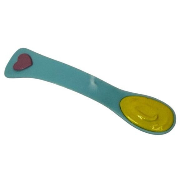 LuvaBella Baby Doll Replacement Spoon w/ Food Blue Pink Heart Luva Bella - Picture 1 of 4